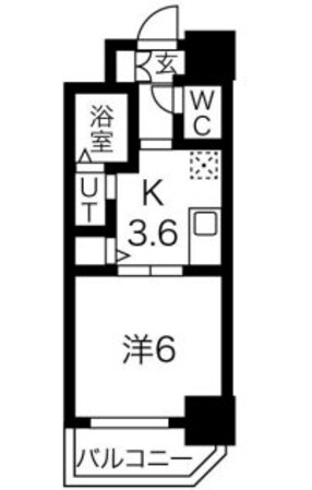 ワールドアイ神戸湊町の物件間取画像